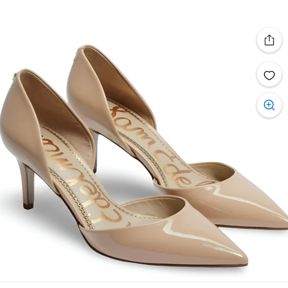 Sam Edelman Women's Jaina Pumps Beige Blush Patent